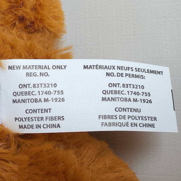 VINTAGE Zellers ZEDDY BEAR BNWT 💚❤️💛💙 Teddy Bear HBC Hudsons Bay - Picture 9 of 9